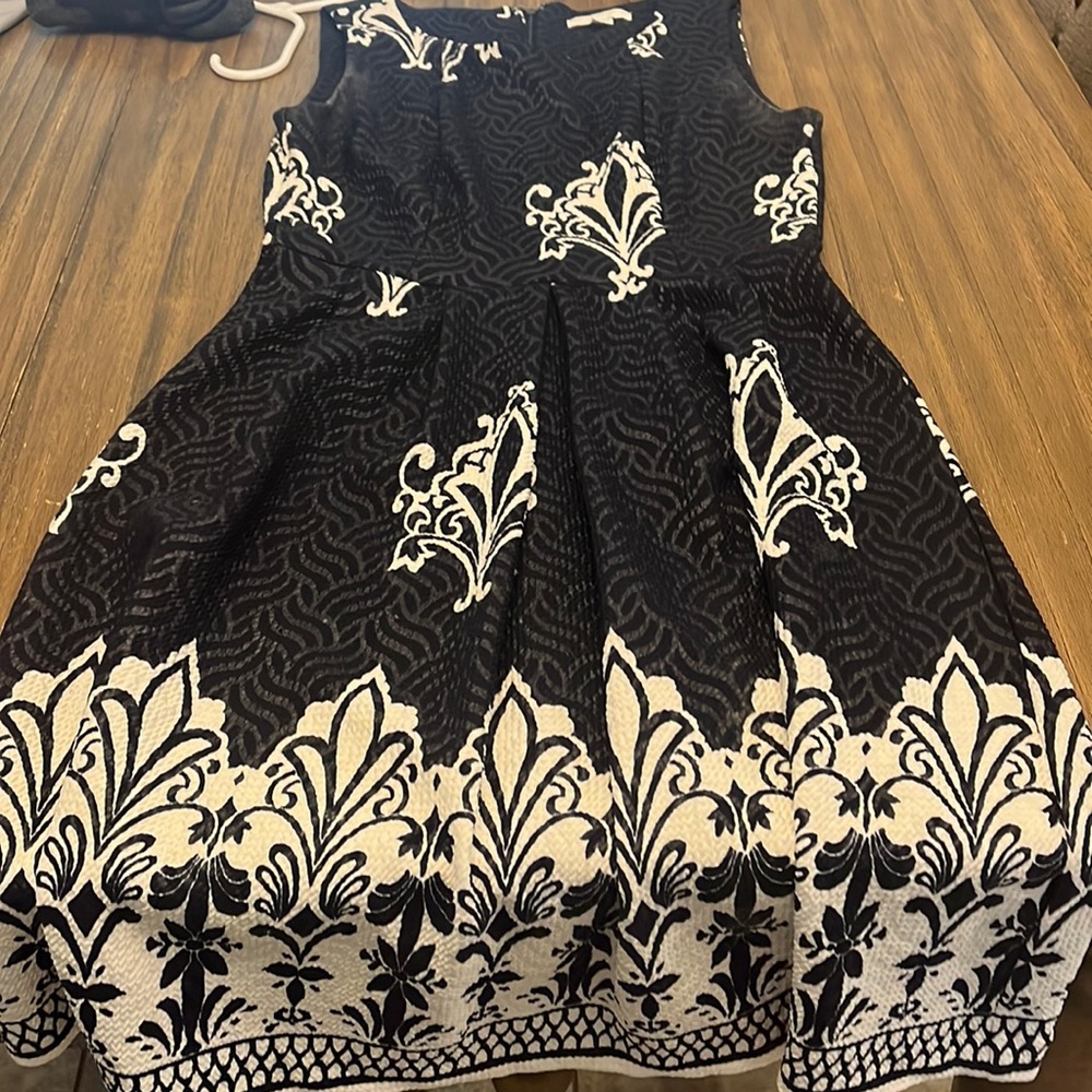 Ny&co navy blue A line dress